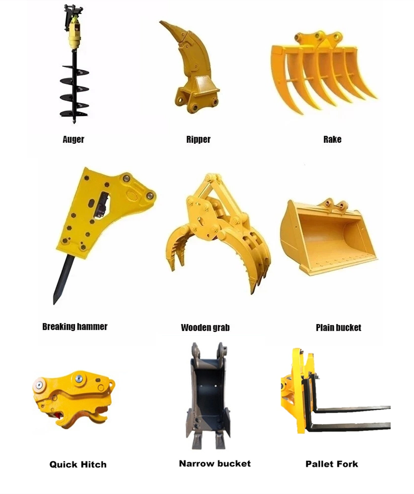 1.5 T Miniature Backhoe Excavadora Mini Digger Excavator/Micro Digger/Small Digger/Excavator Machine