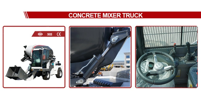 4m3 Self Loading Concrete Mixing Truck