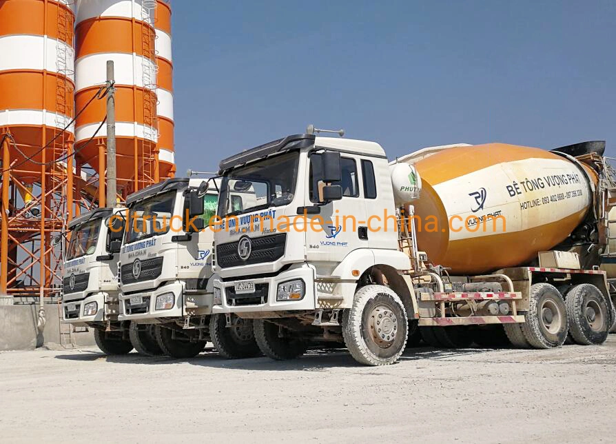 Concrete Mixer Truck 5 M3 Mixer Truck 4X2 Concrete Mixing Trucks Shacman Mixer Drum Truck 3m3 4m3 6m3 8m3 10m3 12m3 Concrete Cement Mixer Truck