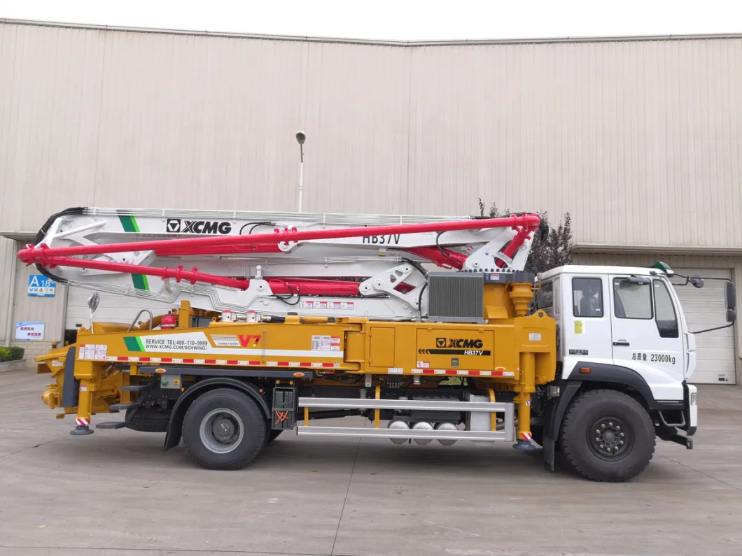 XCMG Schwing Manufacturer Hb37V China Small Mobile 37m Truck Mounted Concrete Boom Pump Price for Sale