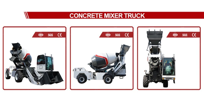 4m3 Self Loading Concrete Mixing Truck