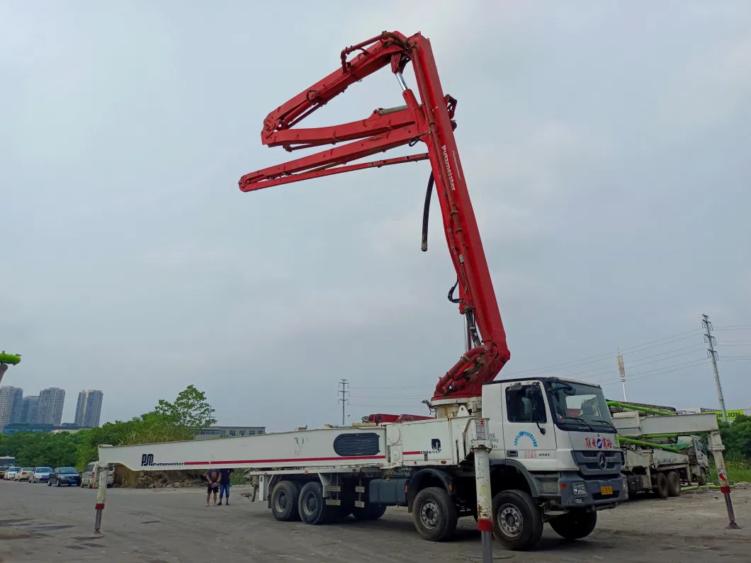 Used Concrete Pump Truck Concrete Boom Pump Putzmeister for Sale